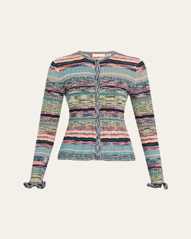 Lex Rib-Knit Cardigan